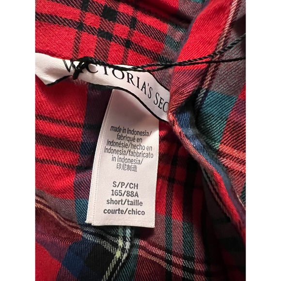 VICTORIA’S SECRET PLAID CHRISTMAS PAJAMAS SET, WOMEN, SMALL - Picture 5 of 5